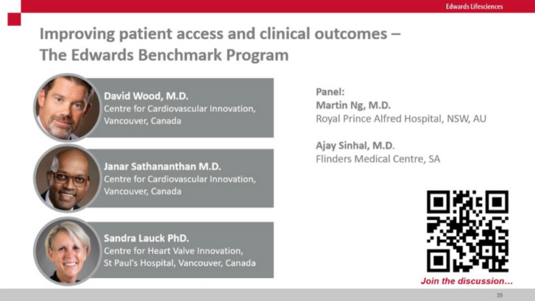 Improving patient access and clinical outcomes – The Edwards Benchmark Program