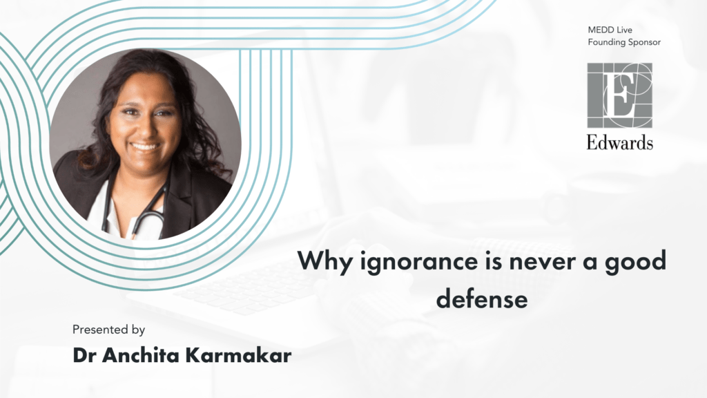 Why ignorance is never a good defense. Dr Anchita Karmakar