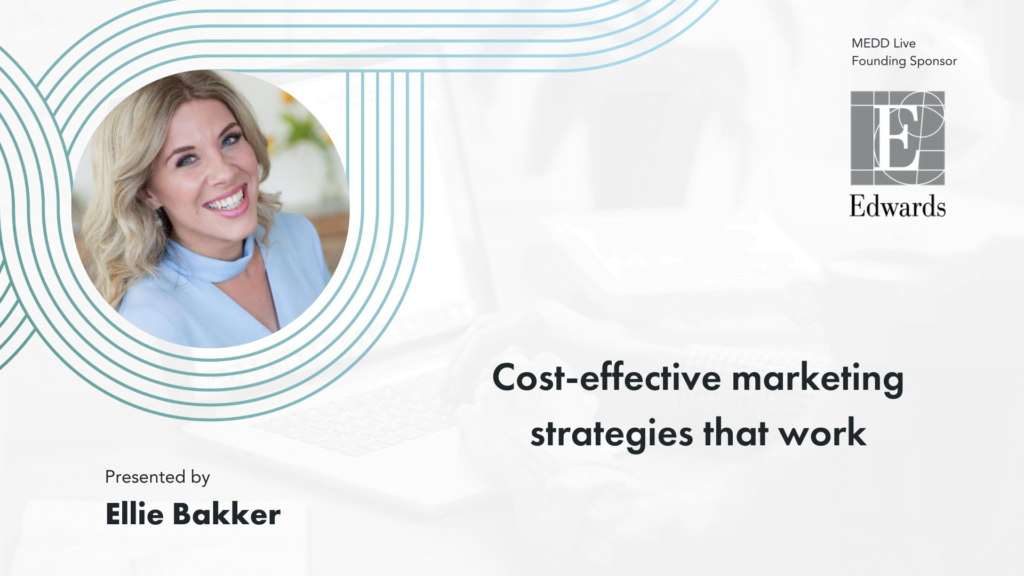 Cost-effective marketing strategies that work. Ellie Bakker