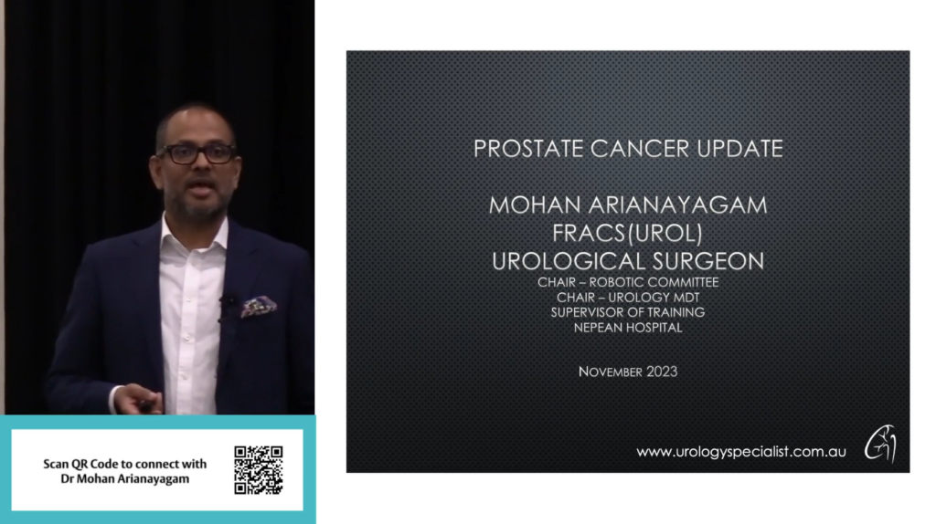 Prostate Cancer Update Dr Mohan Arianayagam
