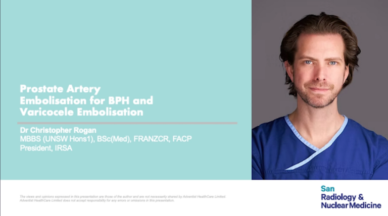 Prostate Artery Embolisation for BPH and Varicocele Embolisation