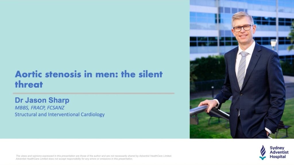 Aortic Stenosis in Men: The Silent Threat